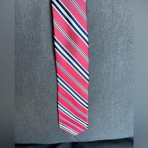 Nautica Blue and Red Plaid Silk Tie